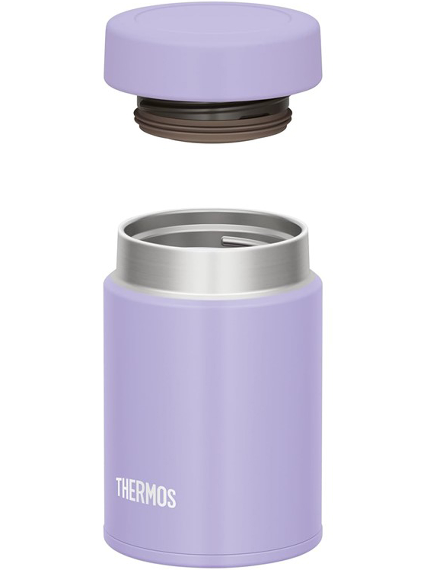 Мини-термос для еды супа 200 мл THERMOS JBZ-201 лавандовый – нержавеющая сталь герметичный тепло/холод 4/8 часов - фото 6