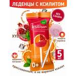 Леденцы на палочке без сахара с ксилитом Ksilibon апельсин-гранат-мята5 шт