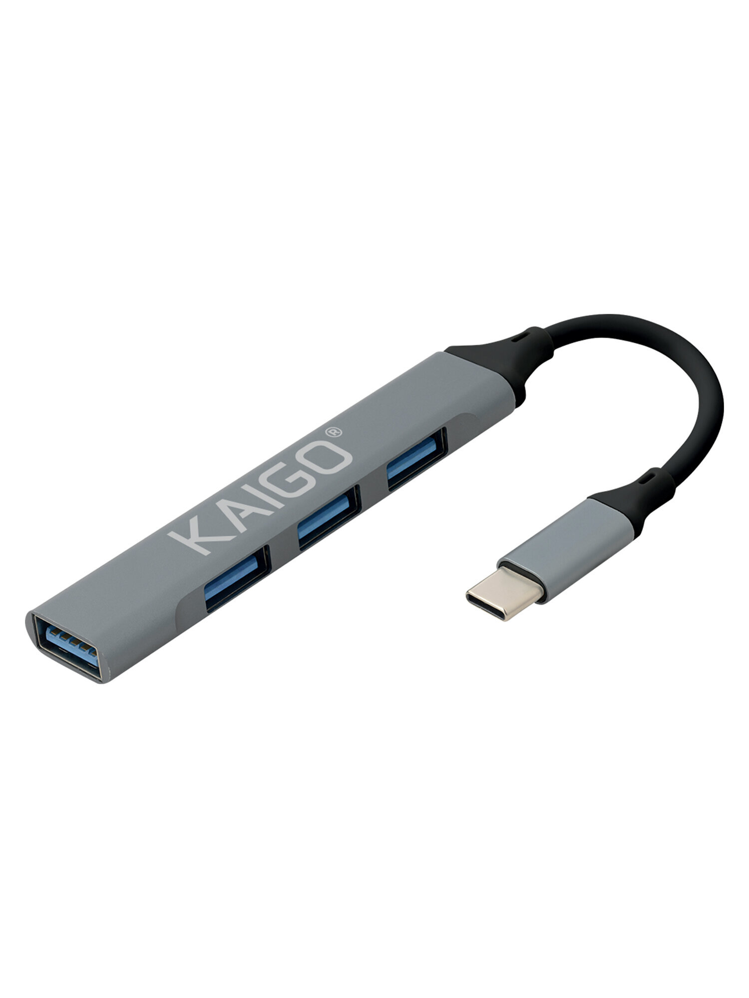 Хаб разветвитель KAIGO Type-C высокоскоростной 3xUSB 2.0 USB 3.2 - фото 2