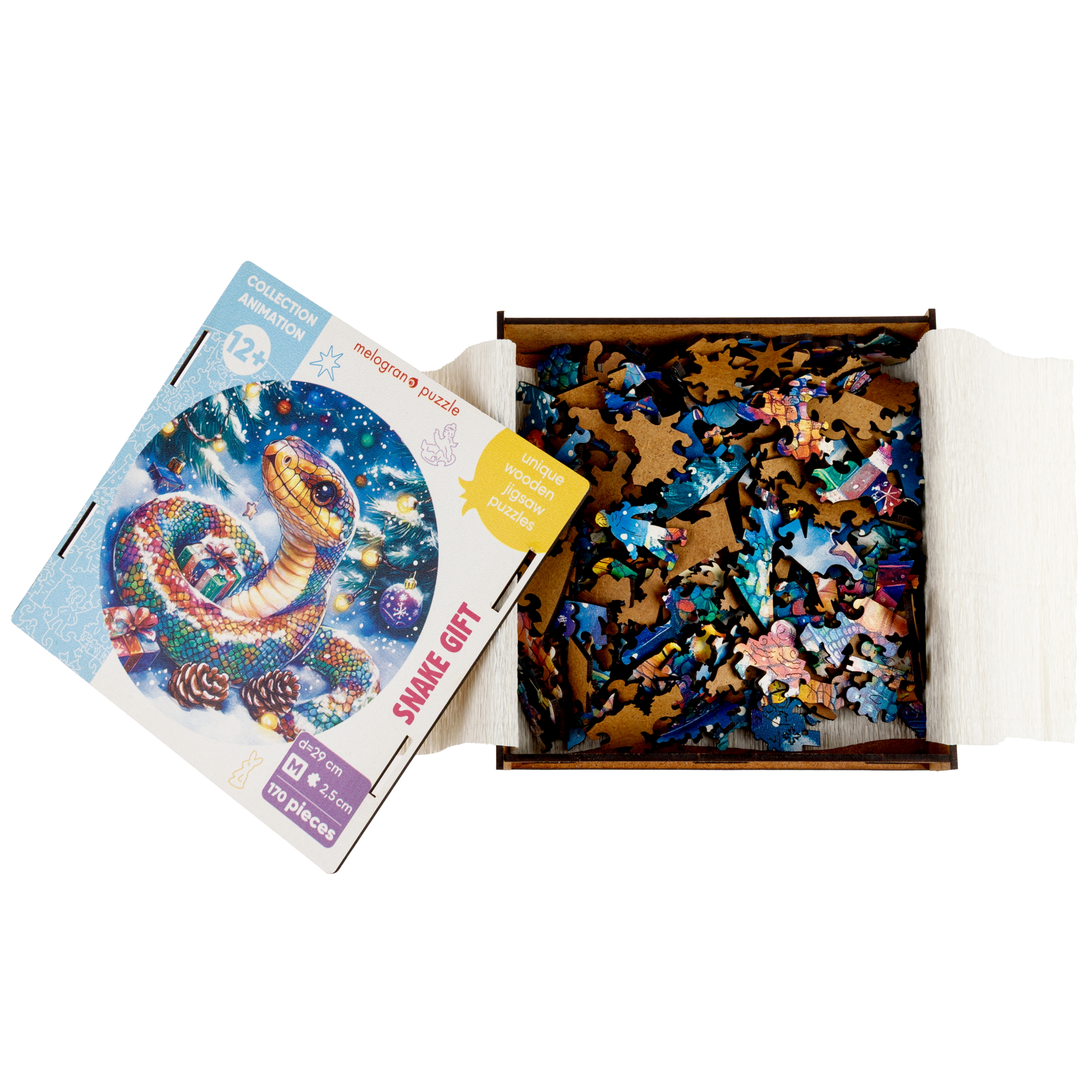 Пазл Melograno puzzle деревянный - фото 4