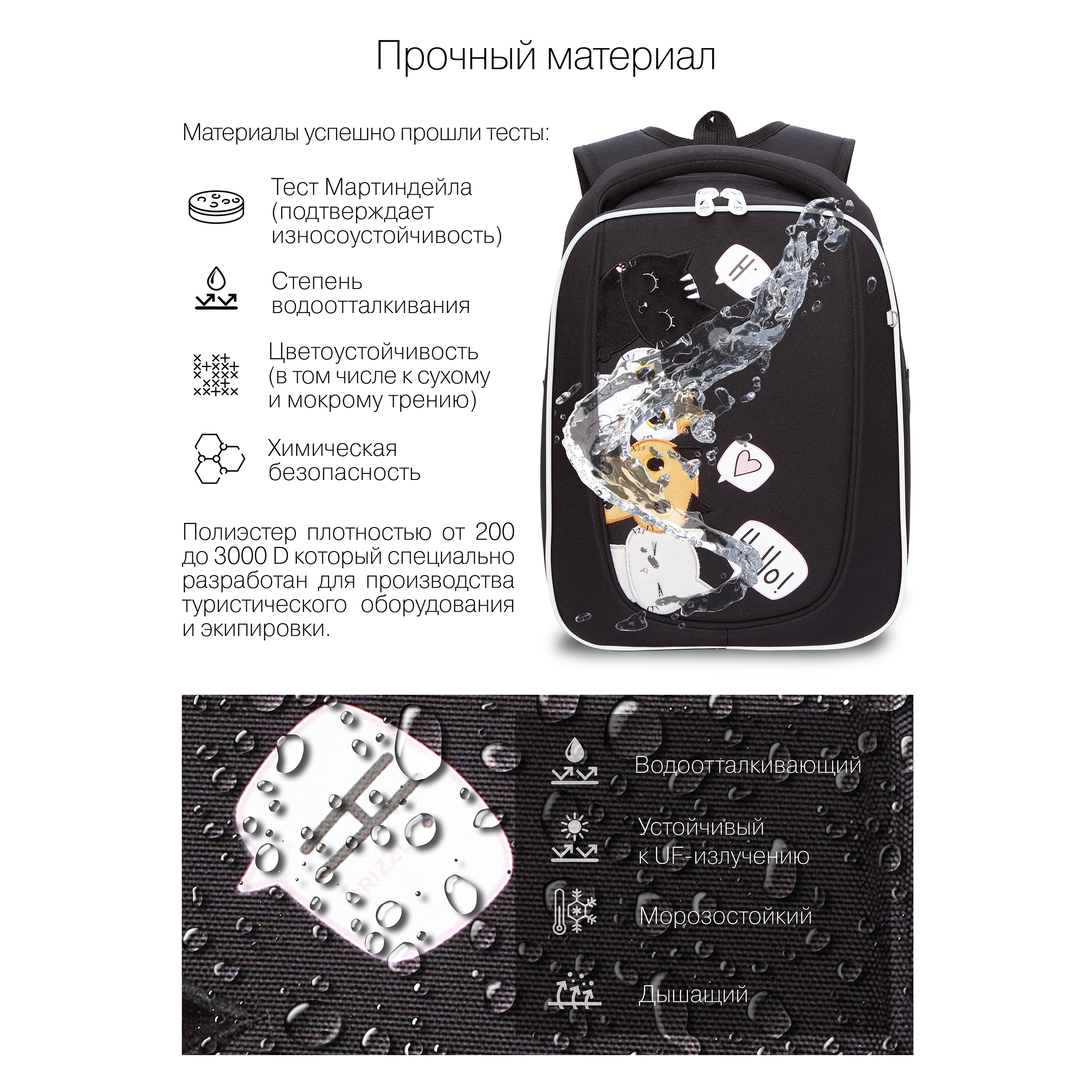 Ранец Grizzly Компания - фото 9