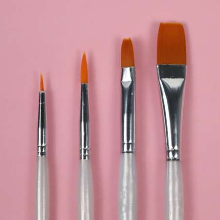 Кисть Classicolor 4 шт. (синтетика) в ассортименте