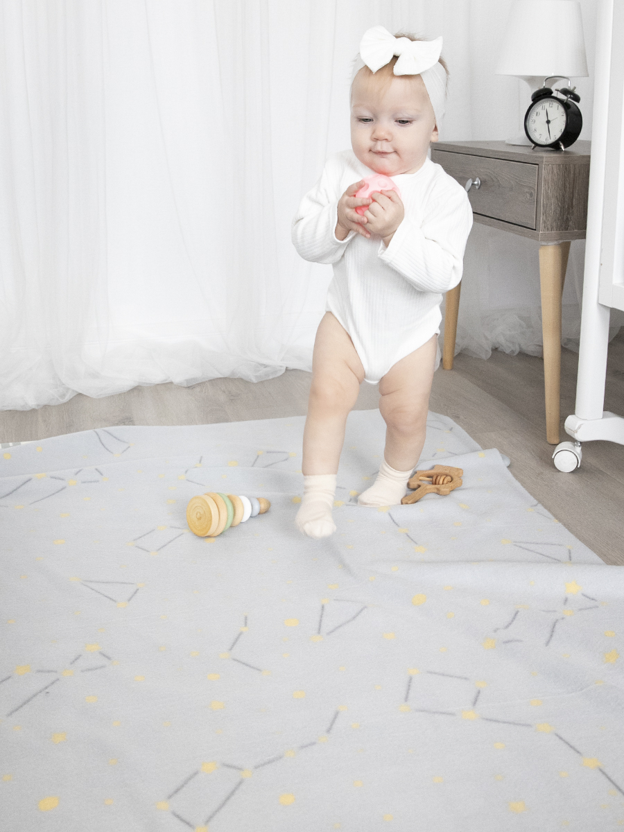 Плед Baby Nice Созвездия 100 x 140 см флис - фото 2