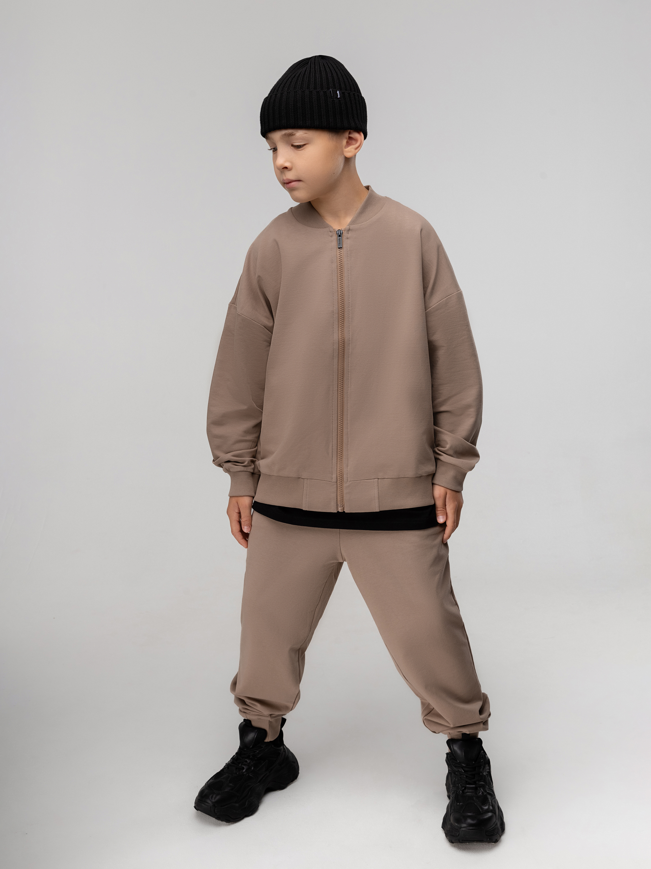 Толстовка и брюки Bodo 46-154MU_бежевый - фото 1