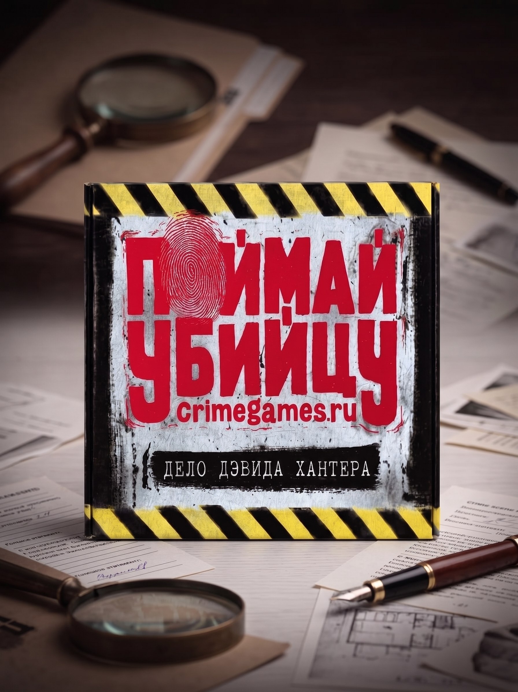 Настольная игра Поймай убийцу дело Дэвида Хантера - фото 1