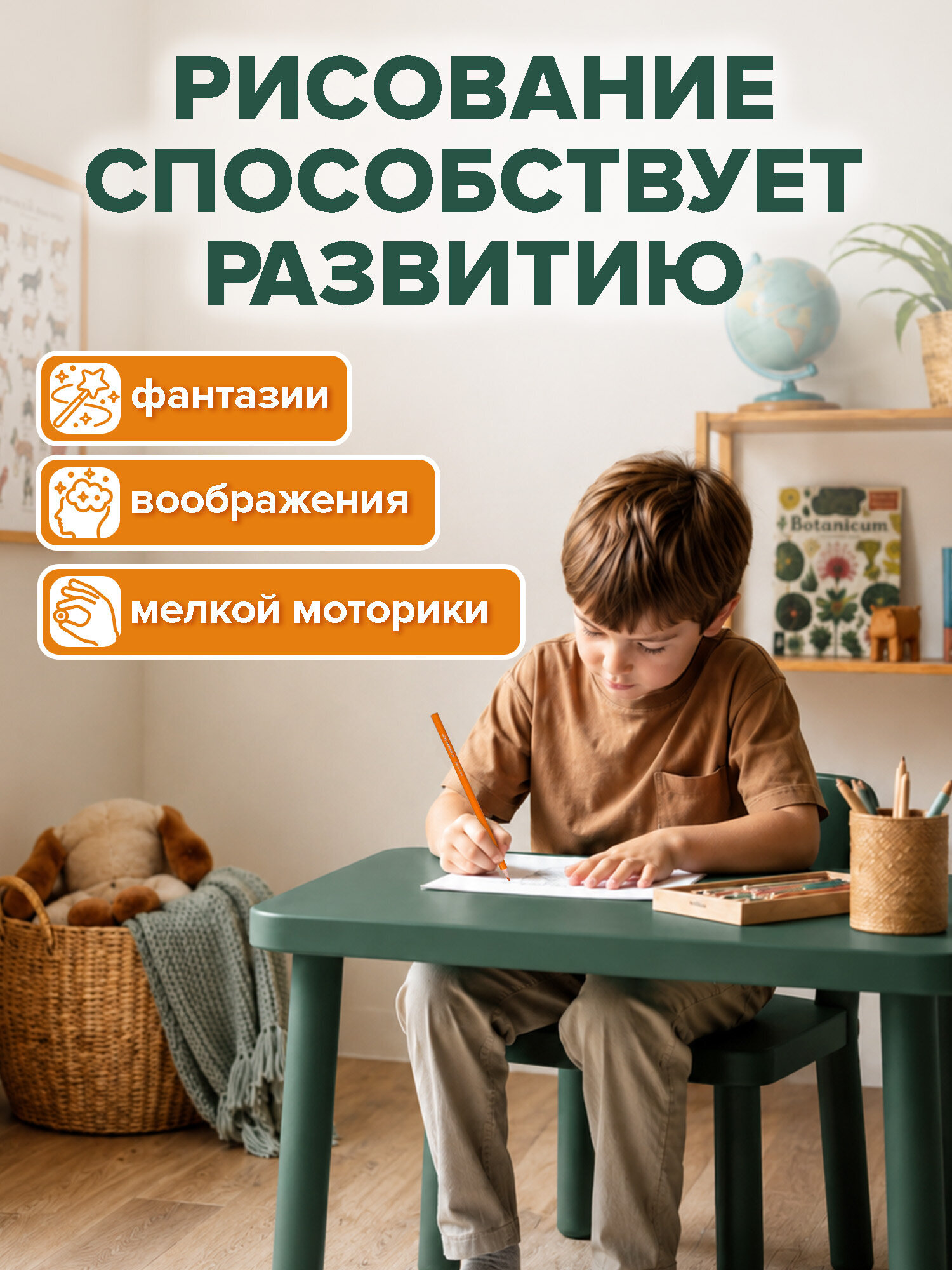 Карандаши цветные Brauberg 12 шт. - фото 8