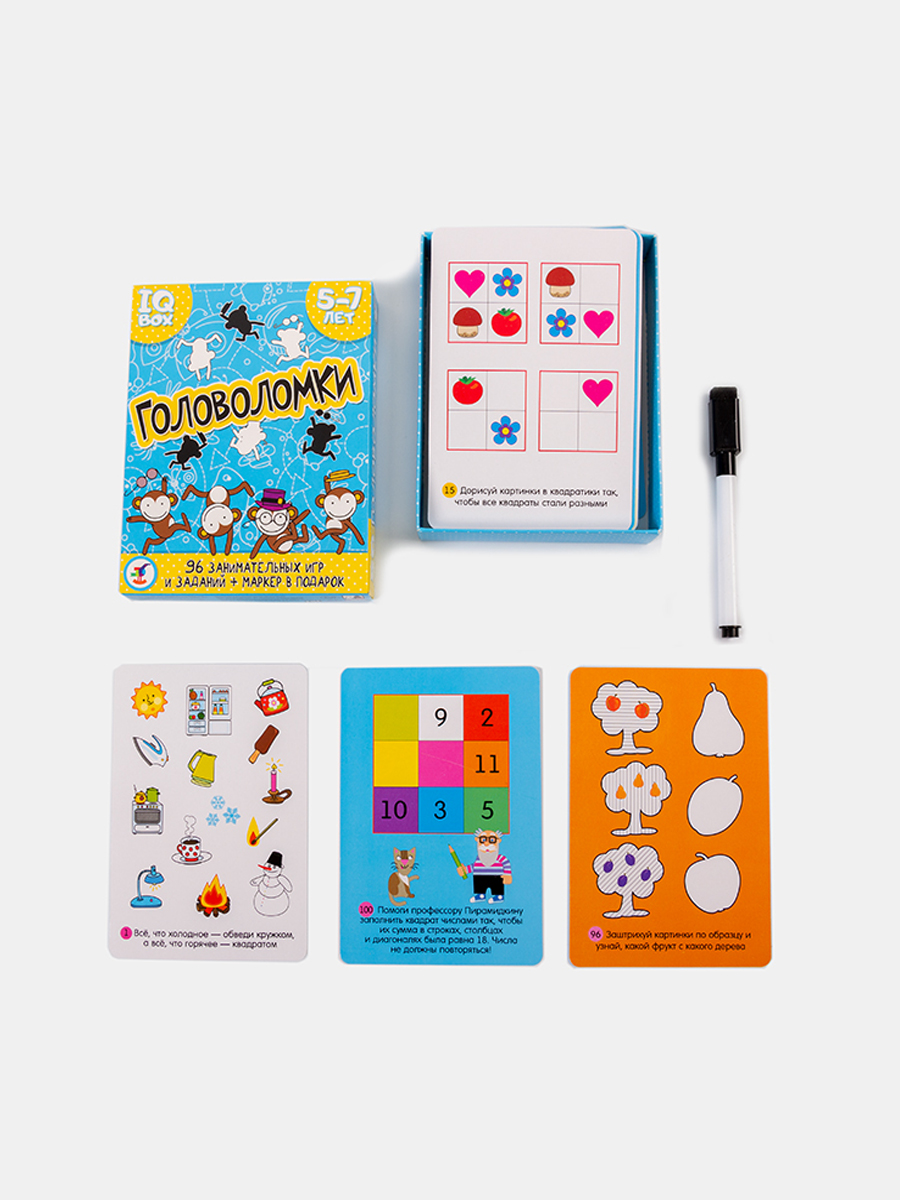 Карточная игра Дрофа-Медиа Головоломки 5-7 лет 3565 - фото 7