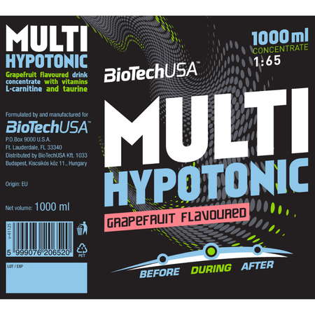 Гипотоник BiotechUSA Multi Hypotonic 1000 мл. Грейпфрут