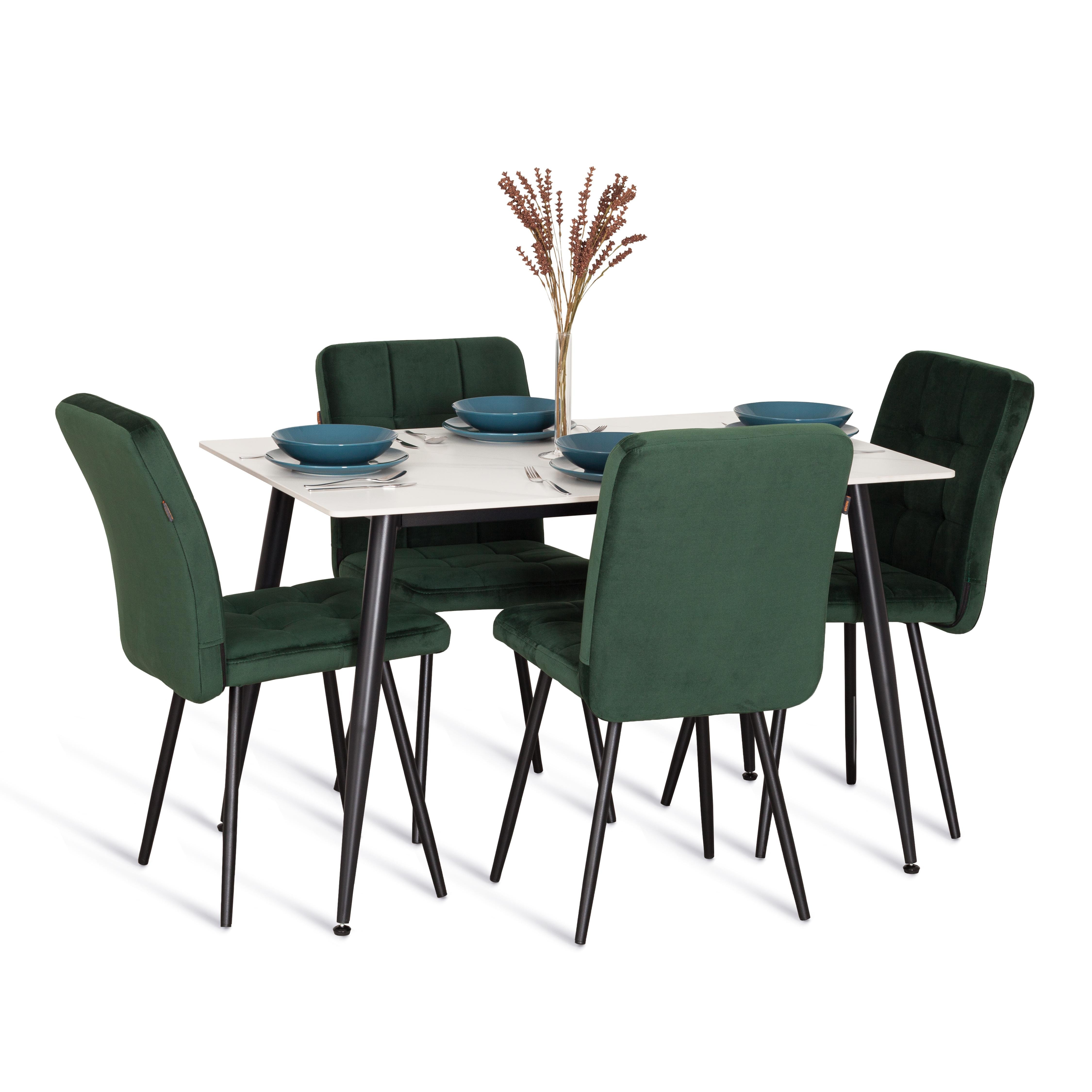 Стул TETCHAIR Medeo LT велюр, изумруд - фото 12