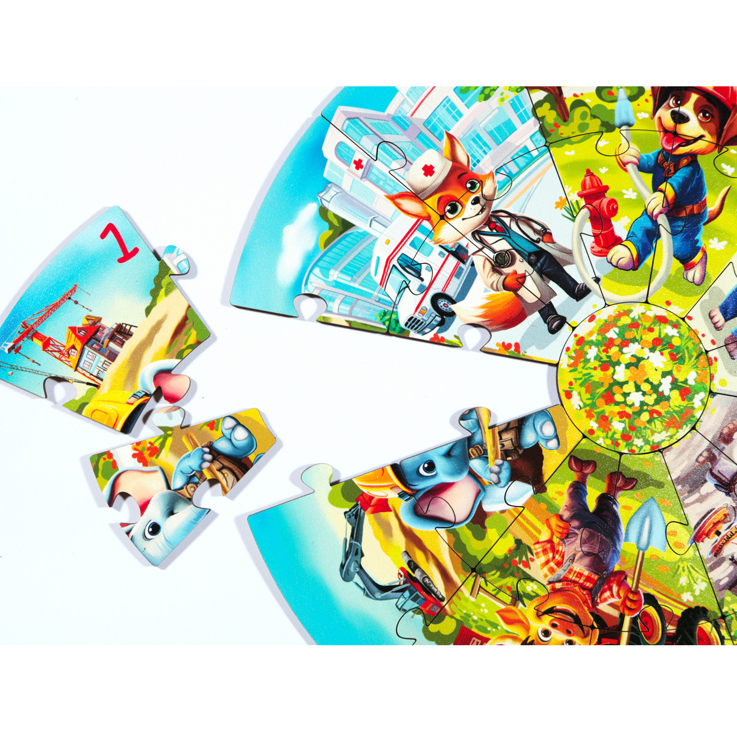 Пазл 1TOY Профессии деревянный - фото 11