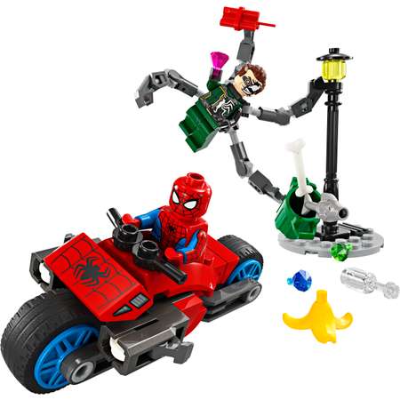 Конструктор LEGO Marvel Super Heroes Человек-паук против Дока Ока блочный
