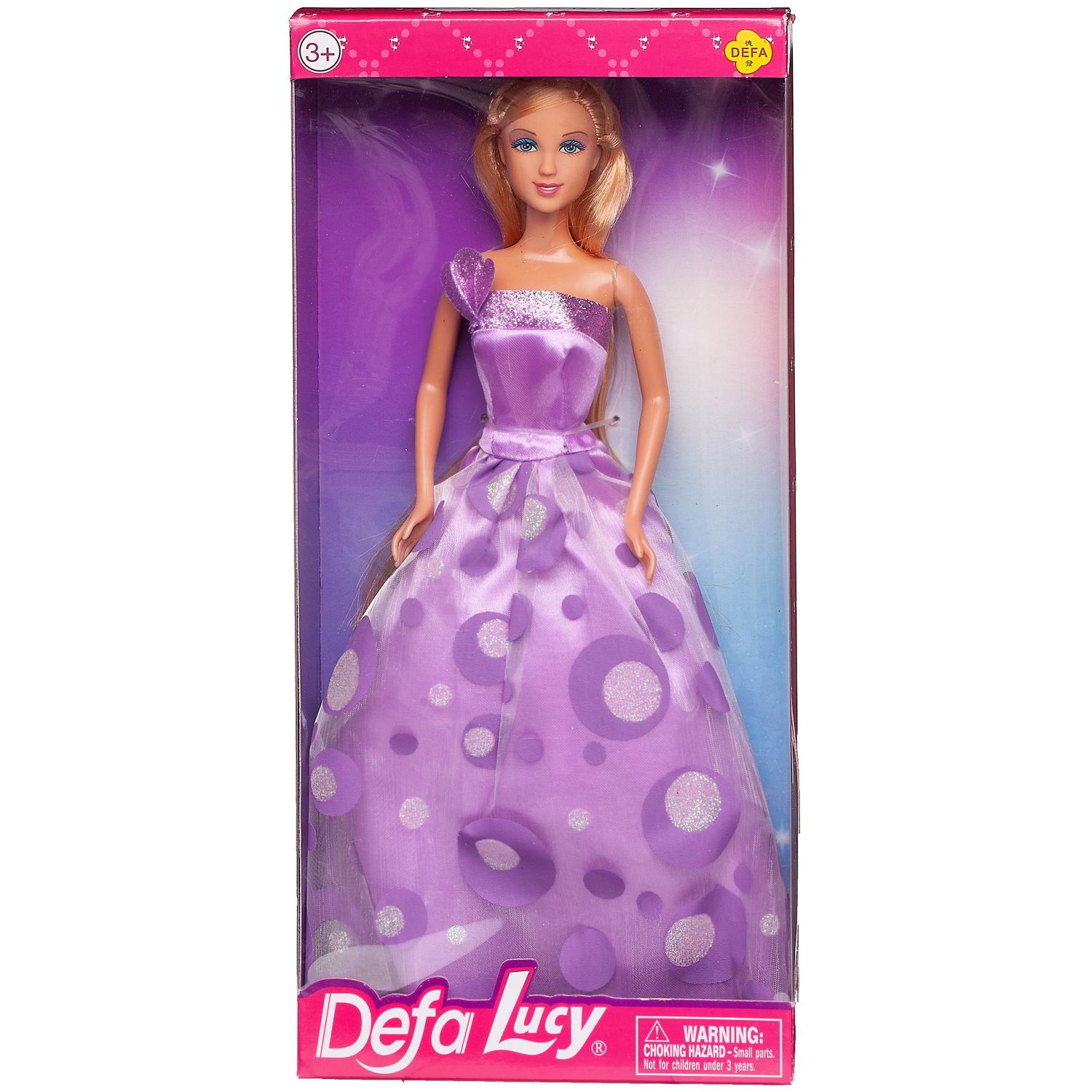 Кукла модельная Abtoys 8308d/фиолетовое - фото 1