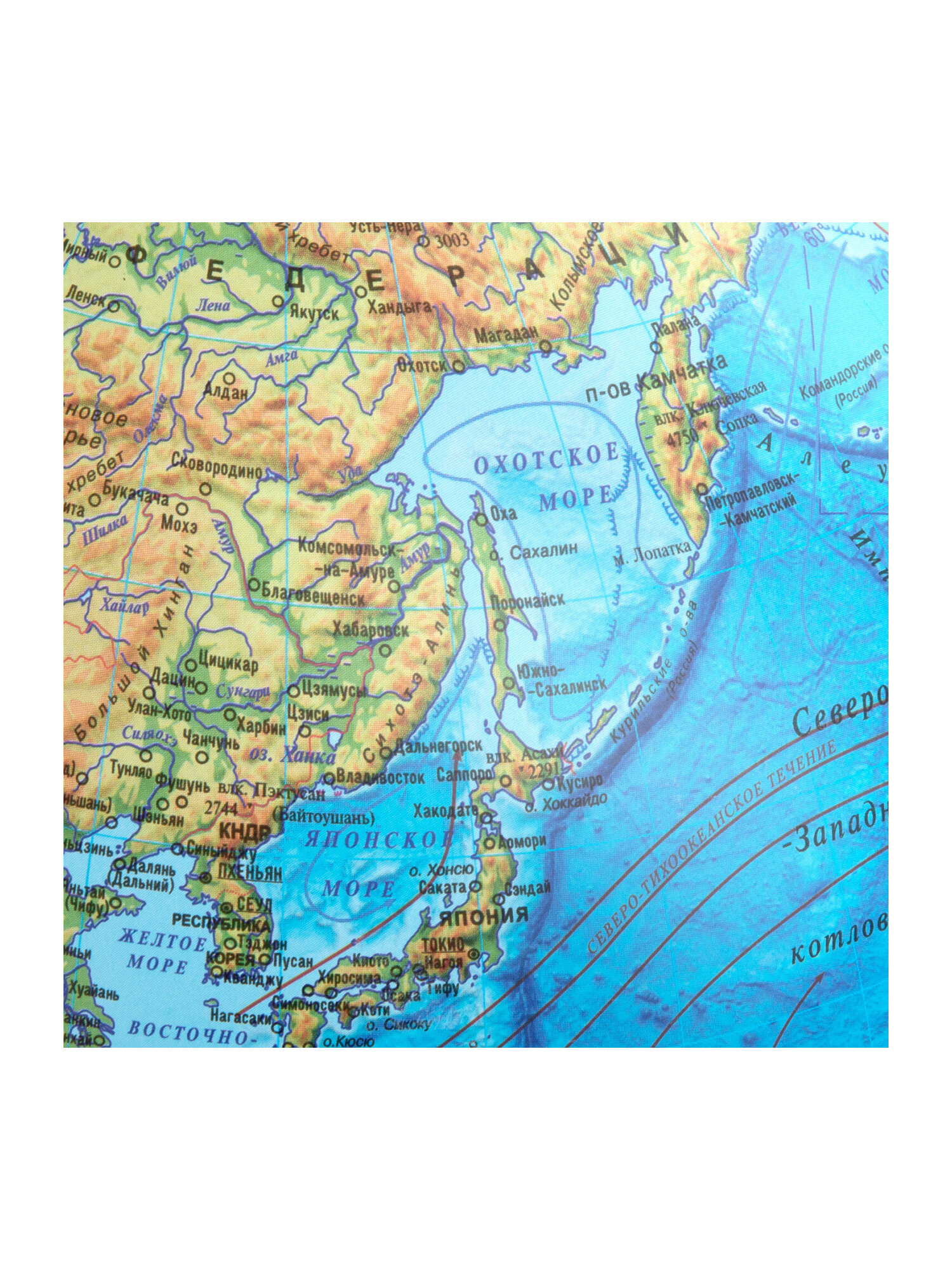 Глобус Globen физический политический с подсветкой диаметр 32 см - фото 19