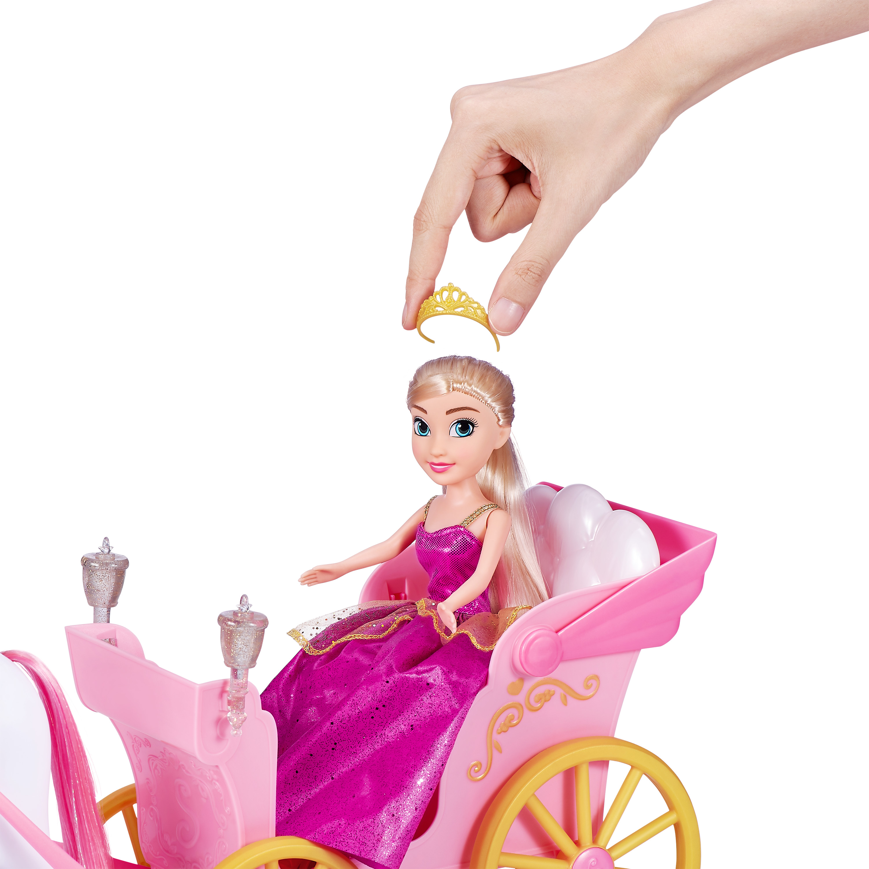 Кукла модельная Zuru Sparkle Girlz с каретой 10068 - фото 8