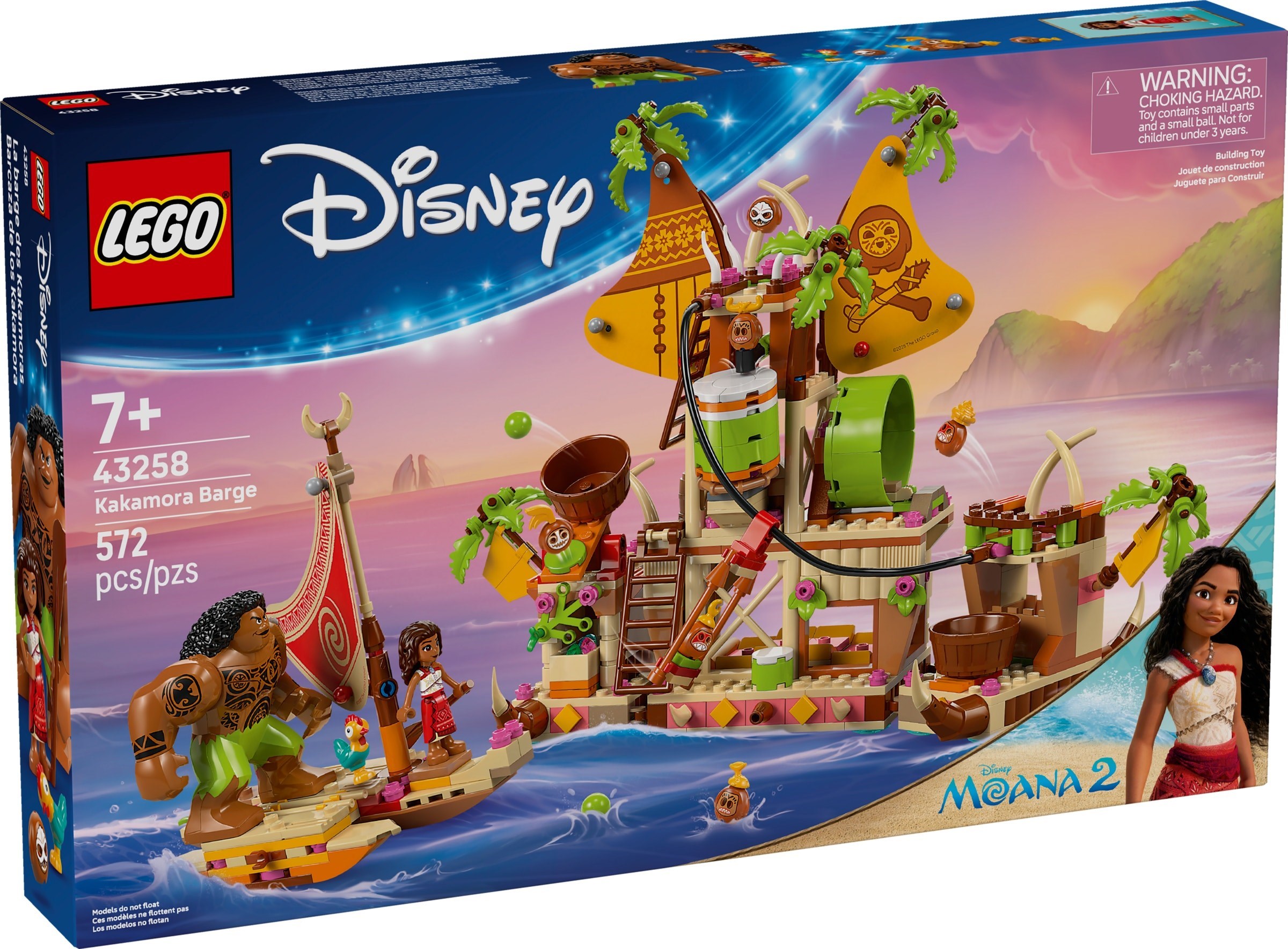 Изображение товара Конструктор LEGO Disney 43258 Баржа Какамора с персонажами для детей и взрослых
