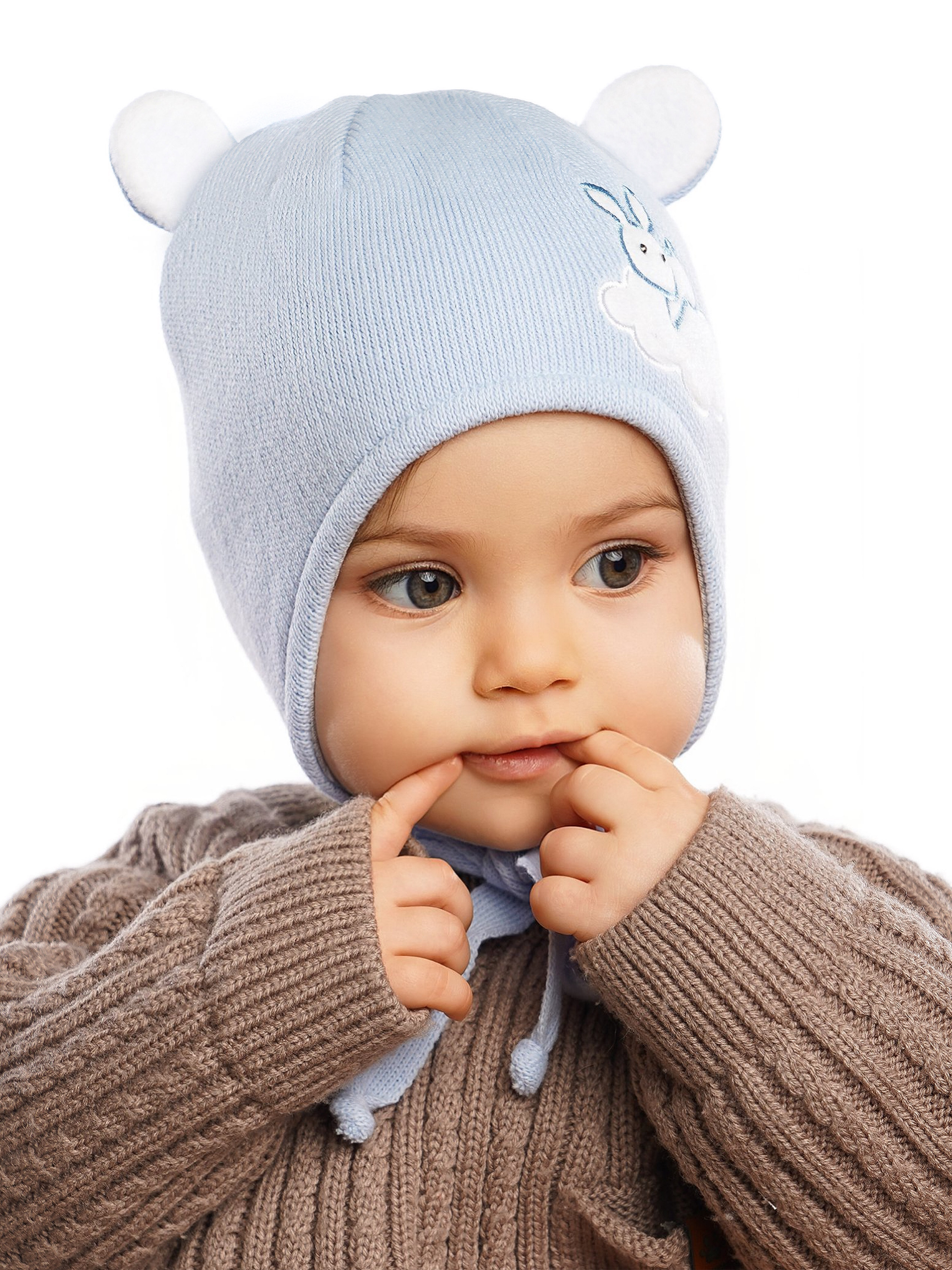 Шапка ПриКиндер D1-1927 Цвет: Голубой - фото 9