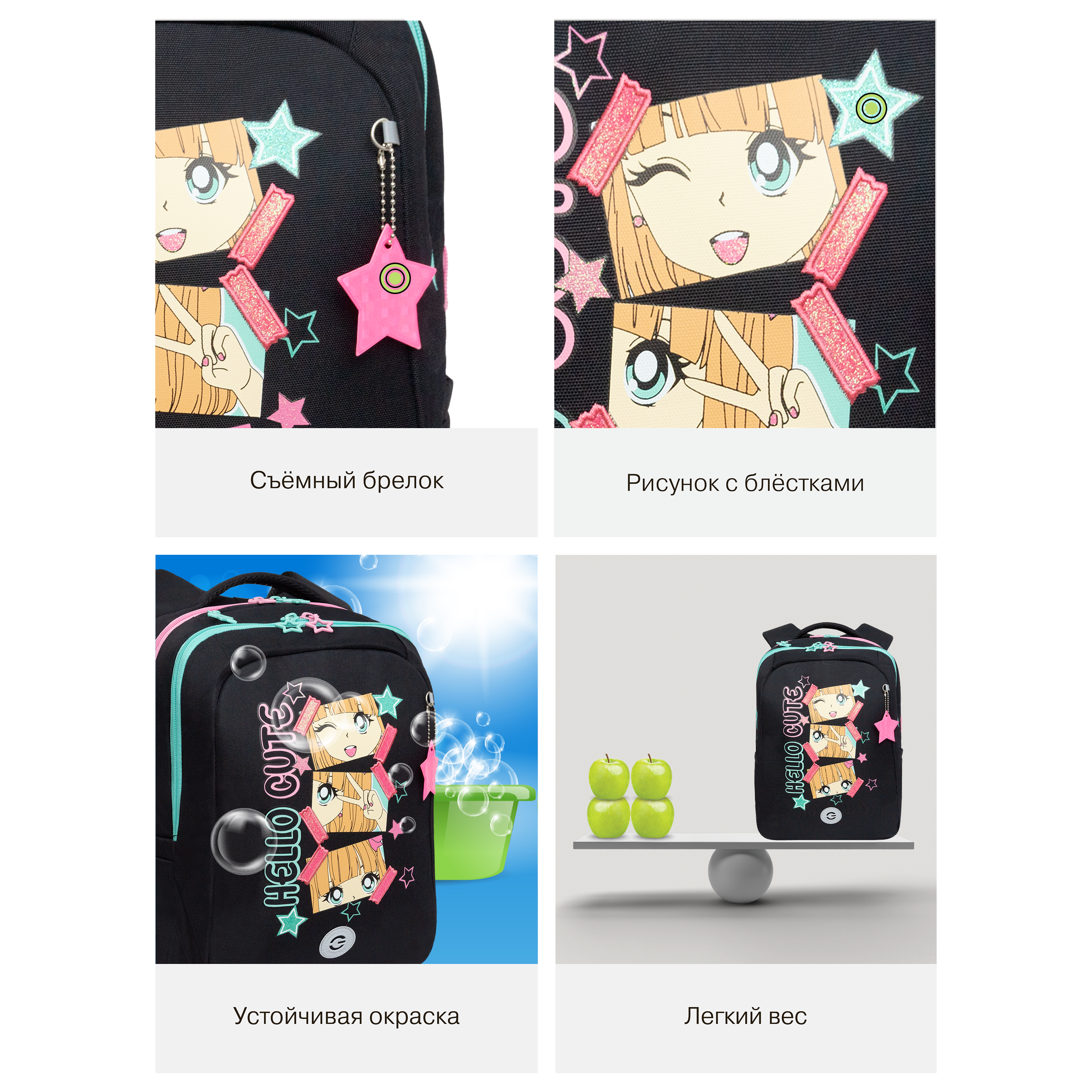 Рюкзак Grizzly для девочки - фото 13