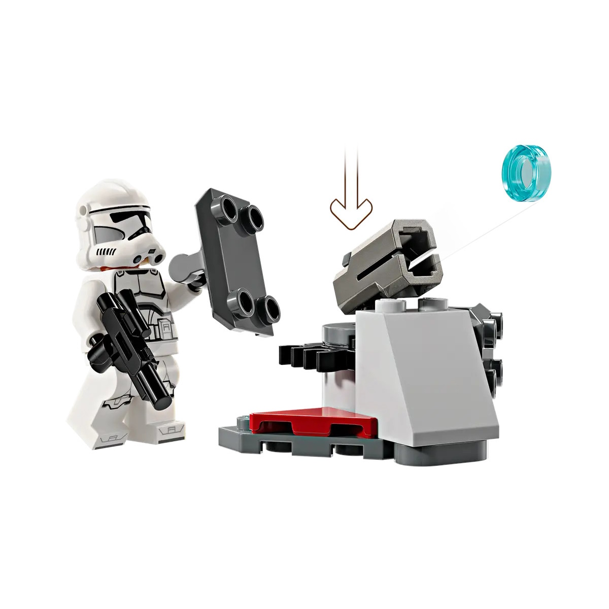 Конструктор LEGO Star Wars Clone Trooper и Battle Droid - фото 4