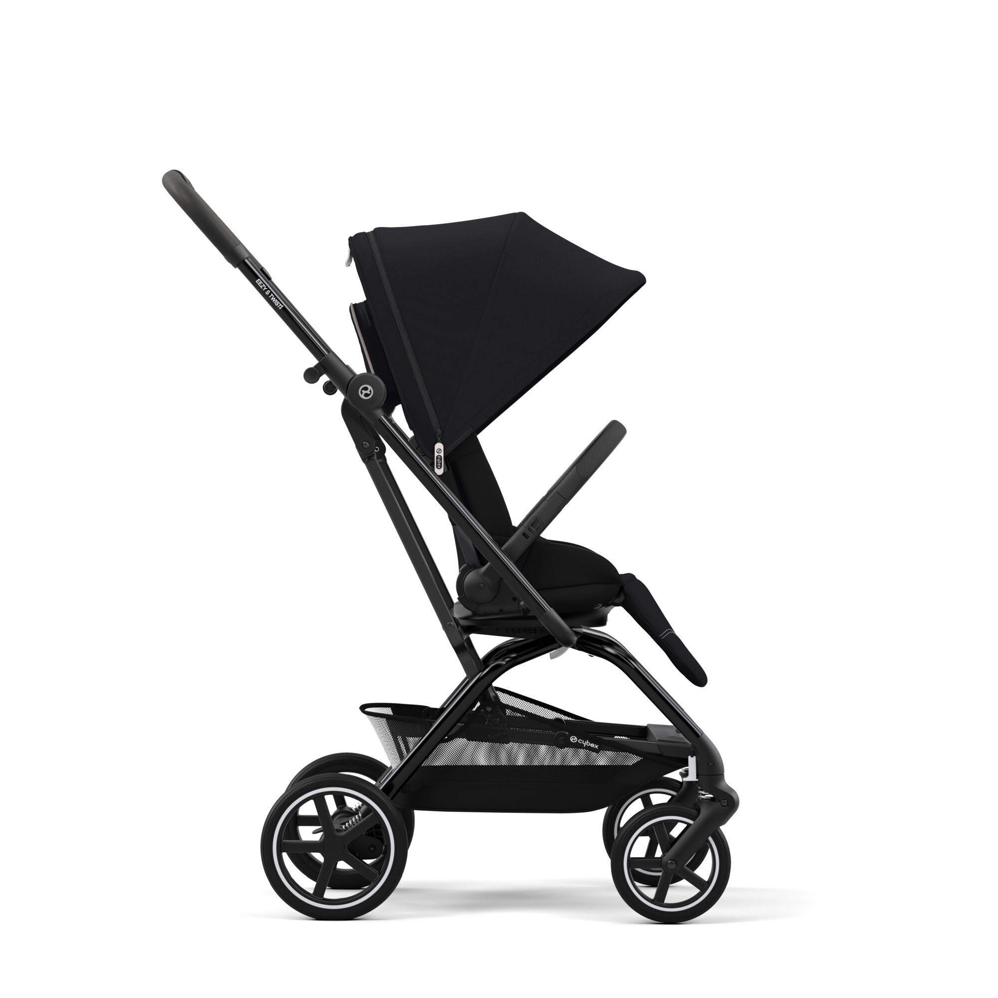 Коляска прогулочная Cybex Eezy S Twist Moon Black - фото 3