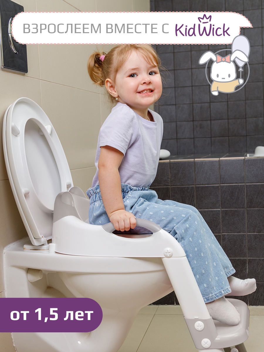 Накладка на унитаз KidWick Panda Soft голубой - фото 8