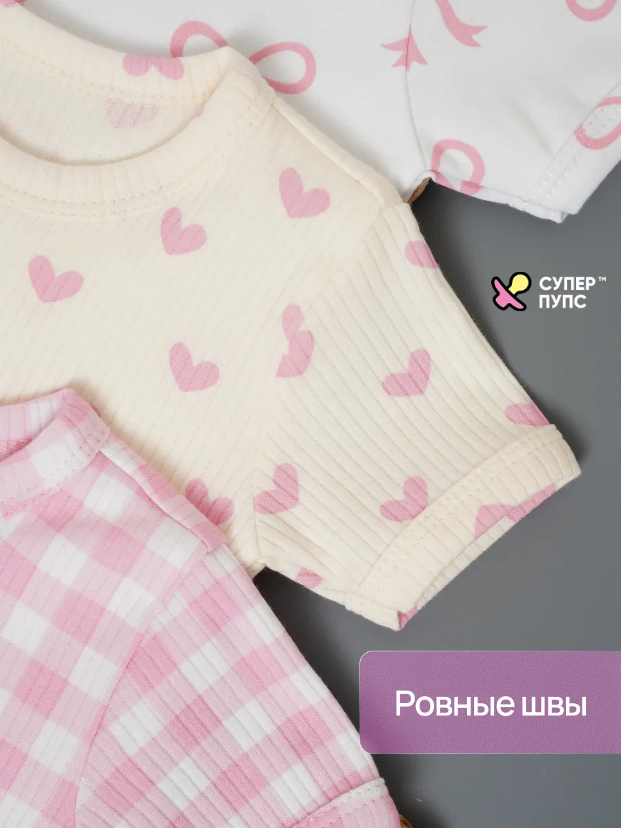 Футболка 4 шт Супер Пупс нбр/4пр/футб/КН/2026/девочка - фото 9