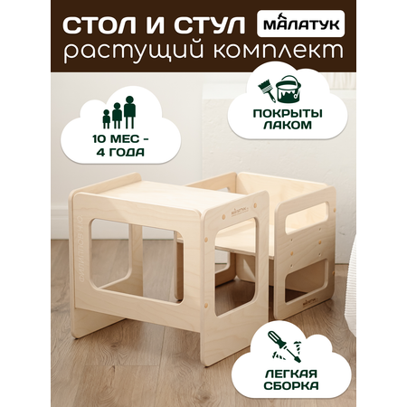 Комплект мебели Малатук с лаковым покрытием