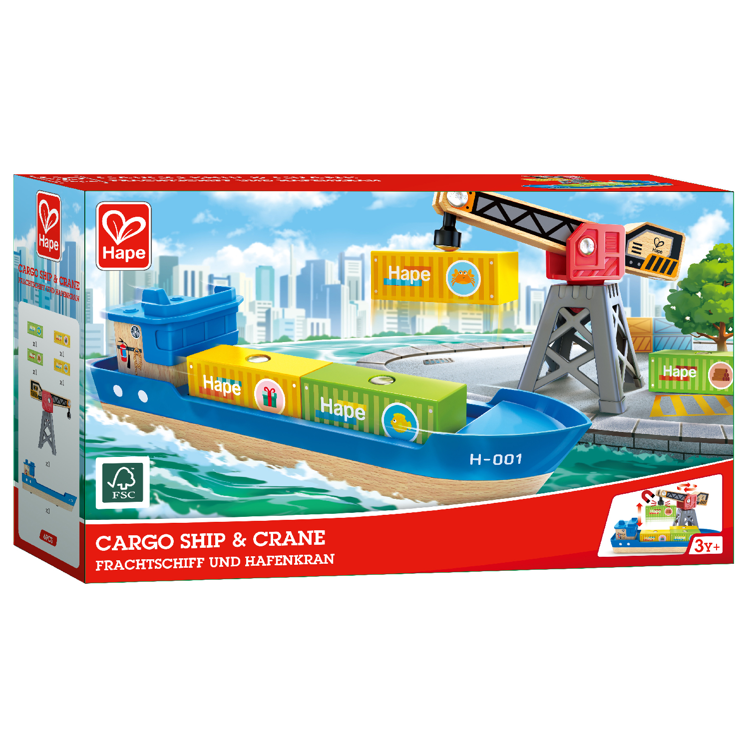Набор железнодорожный Hape 30 см E3792_HP - фото 3