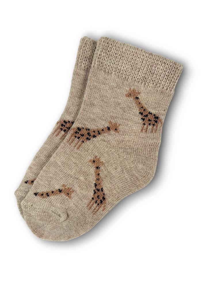 Носки 4 пары Капризуля 222с3-4п рис Жираф - фото 6