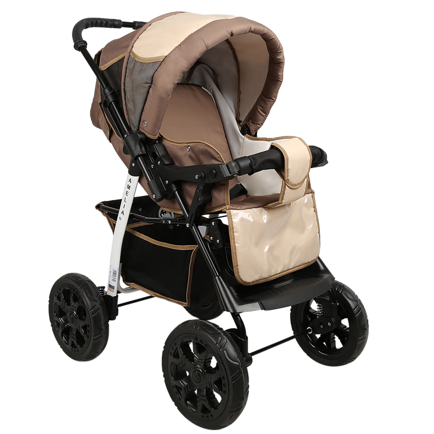 Коляска трансформер alis Amelia бежевый - фото 4