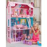 Домик для кукол PAREMO 121 см с мебелью