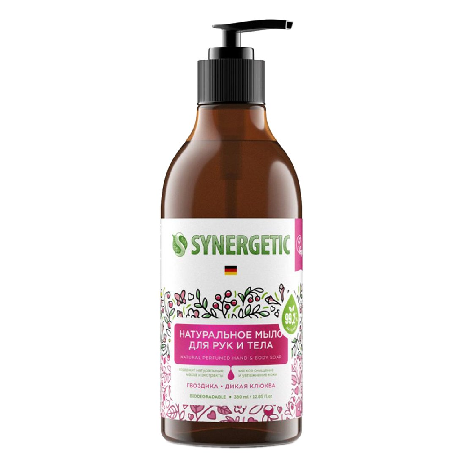 Мыло жидкое Synergetic 380 мл - фото 1