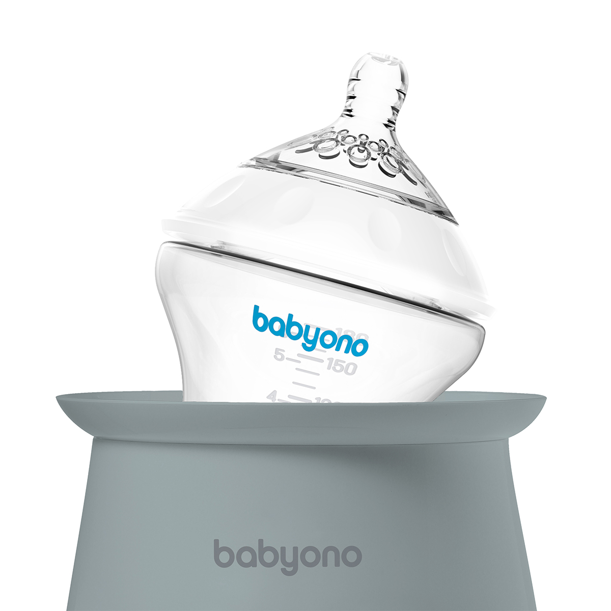 Подогреватель- стерилизатор Babyono для бутылочек HONEY серый Natural Nursing - фото 7
