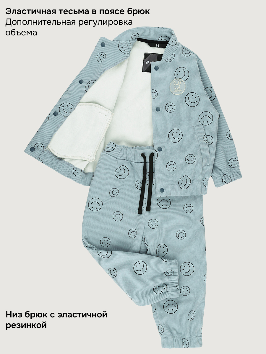 Костюм NIKASTYLE 7л9326 джинс - фото 4