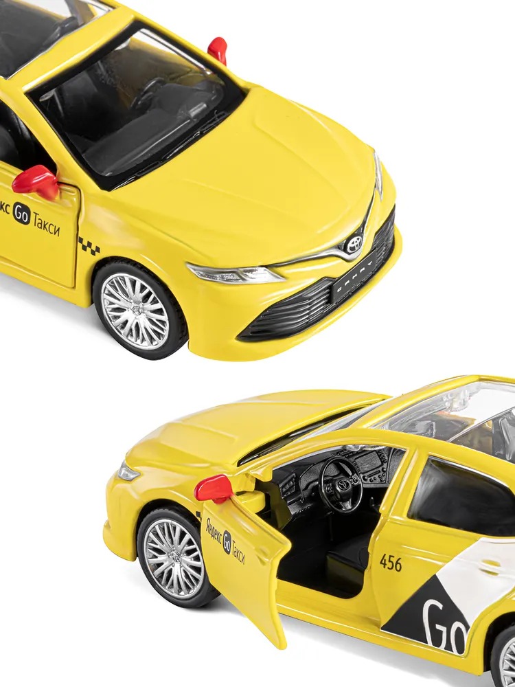 Автомобиль Яндекс GO Toyota Camry Такси 1:43 JB1251485 - фото 13