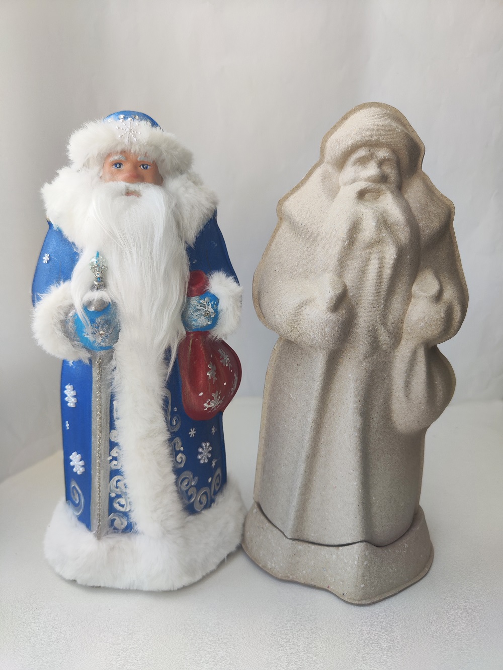 Набор для творчества ШАР-ПАПЬЕ Заготовка Дед Мороз роспись красками - фото 3