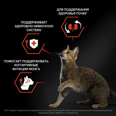 Корм сухой для кошек PRO PLAN Optirenal 400г лосось