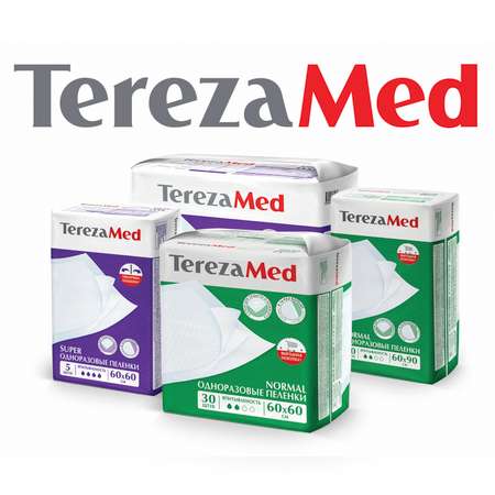 Пелёнки одноразовые TerezaMed 60х60 см 30 шт.