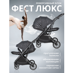 Коляска прогулочная Farfello Фест Люкс / Fest Lux черный