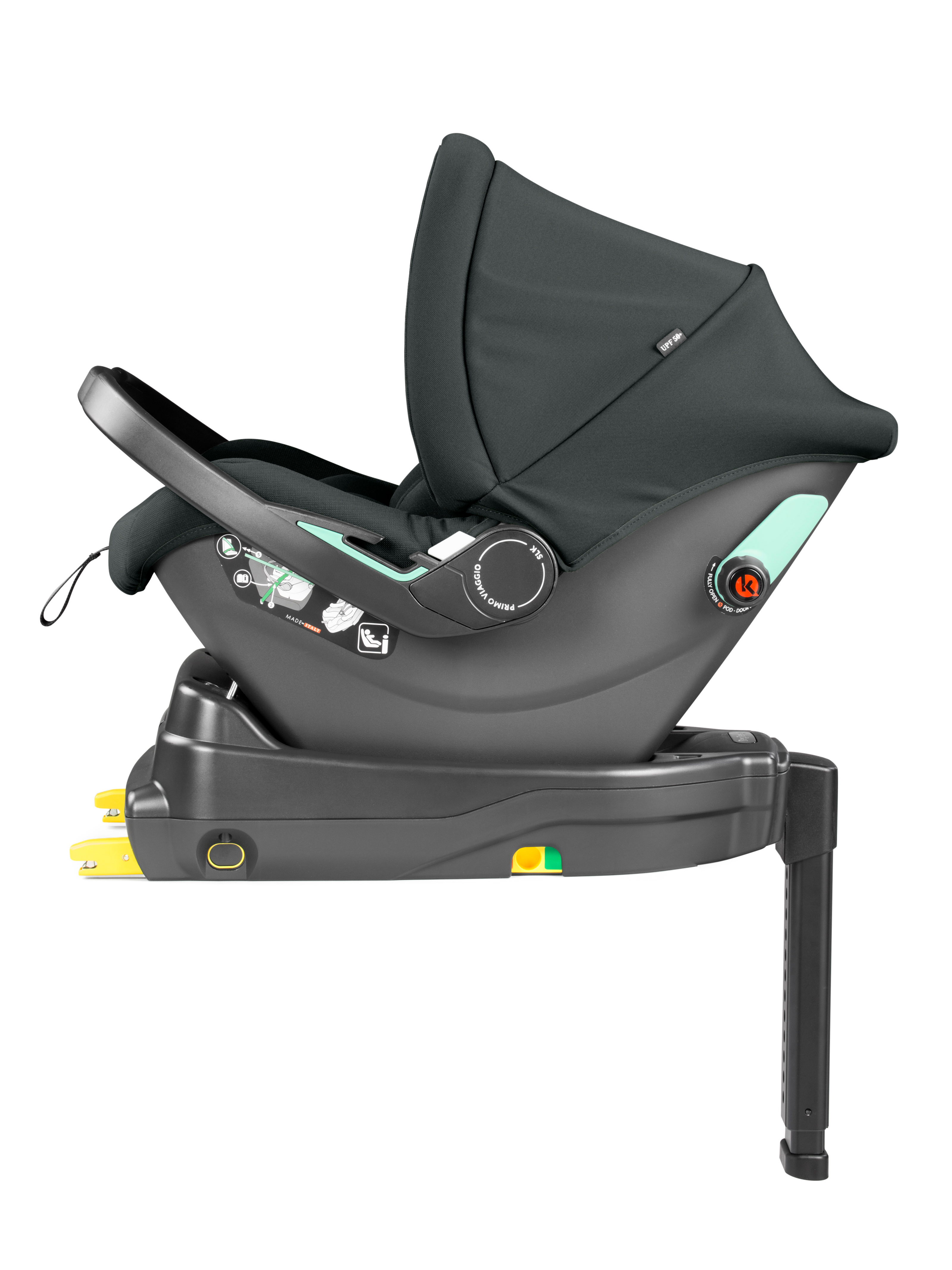 Автокресло Peg-Perego SLK 0 (0 -13 кг) зеленый - фото 3