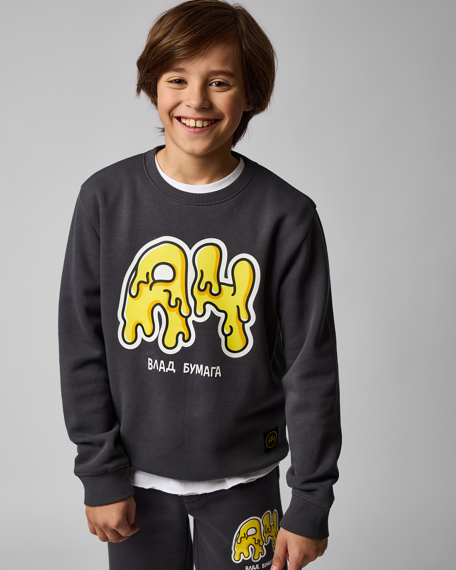 Свитшот А4 W24LC1-006LW tb-DG - фото 1