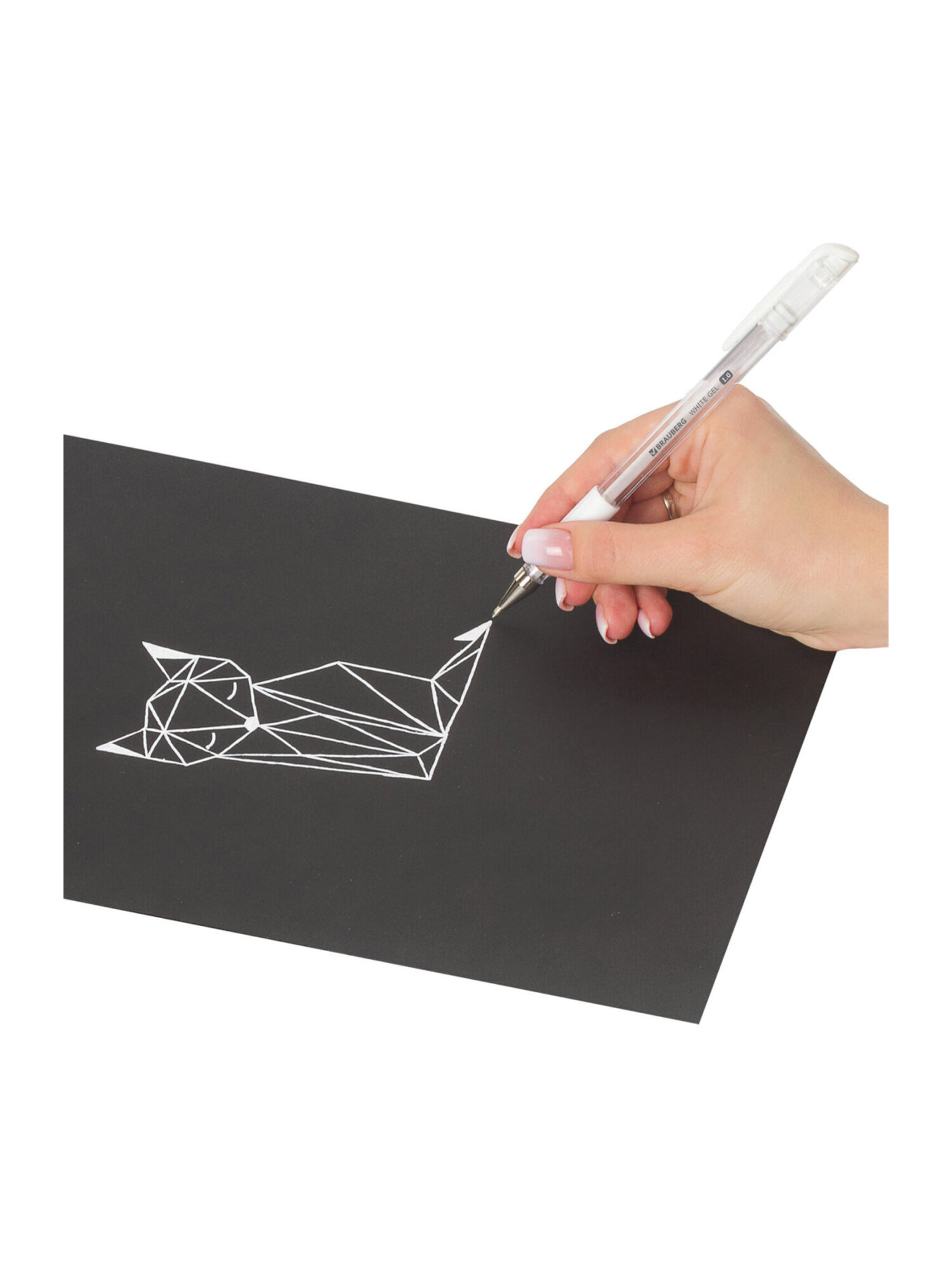 Ручка гелевая Brauberg 12 шт. - фото 11