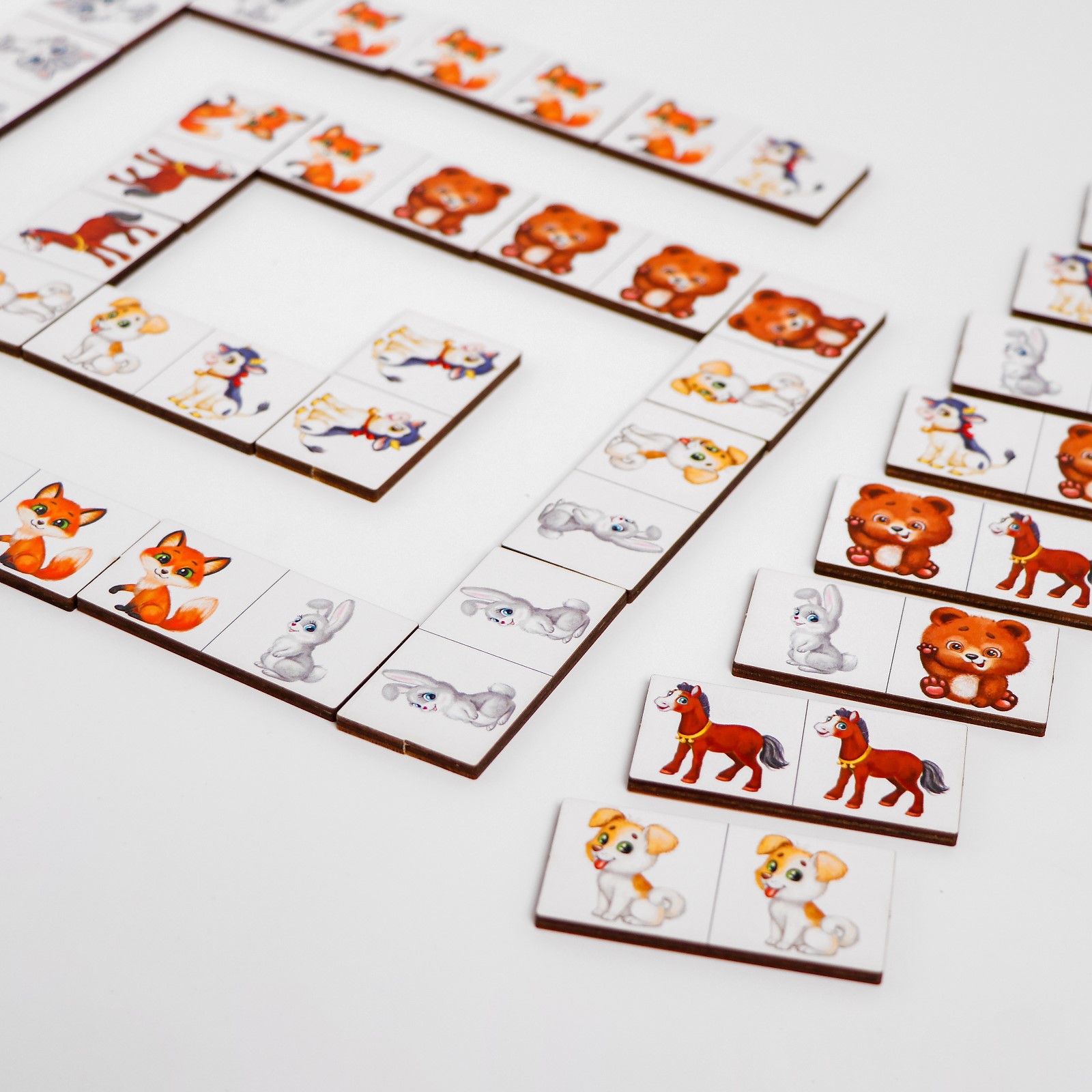 Настольная игра Лесная мастерская Домино - фото 2