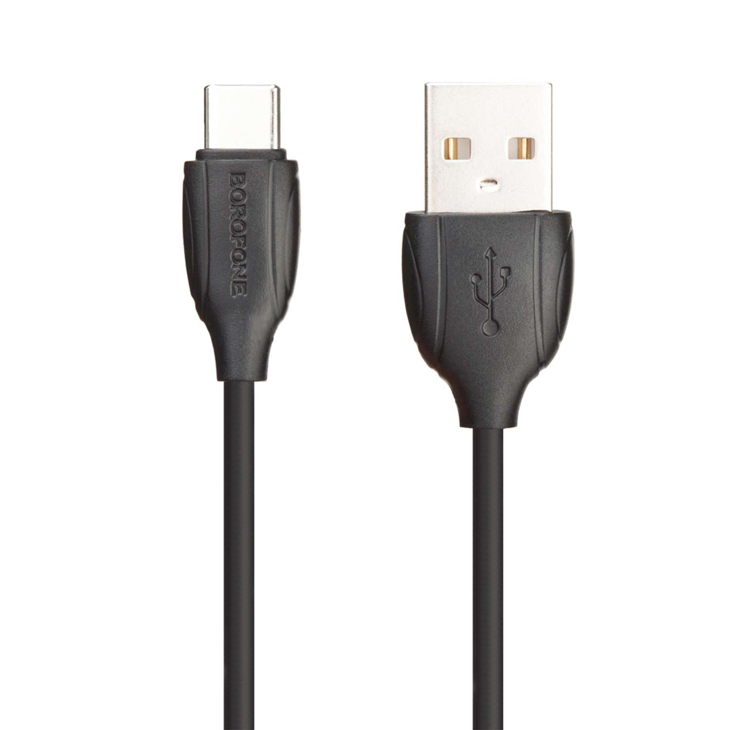 USB кабель Borofone BX19 Benefit Type-C 3A 1м PVC (черный) - фото 3