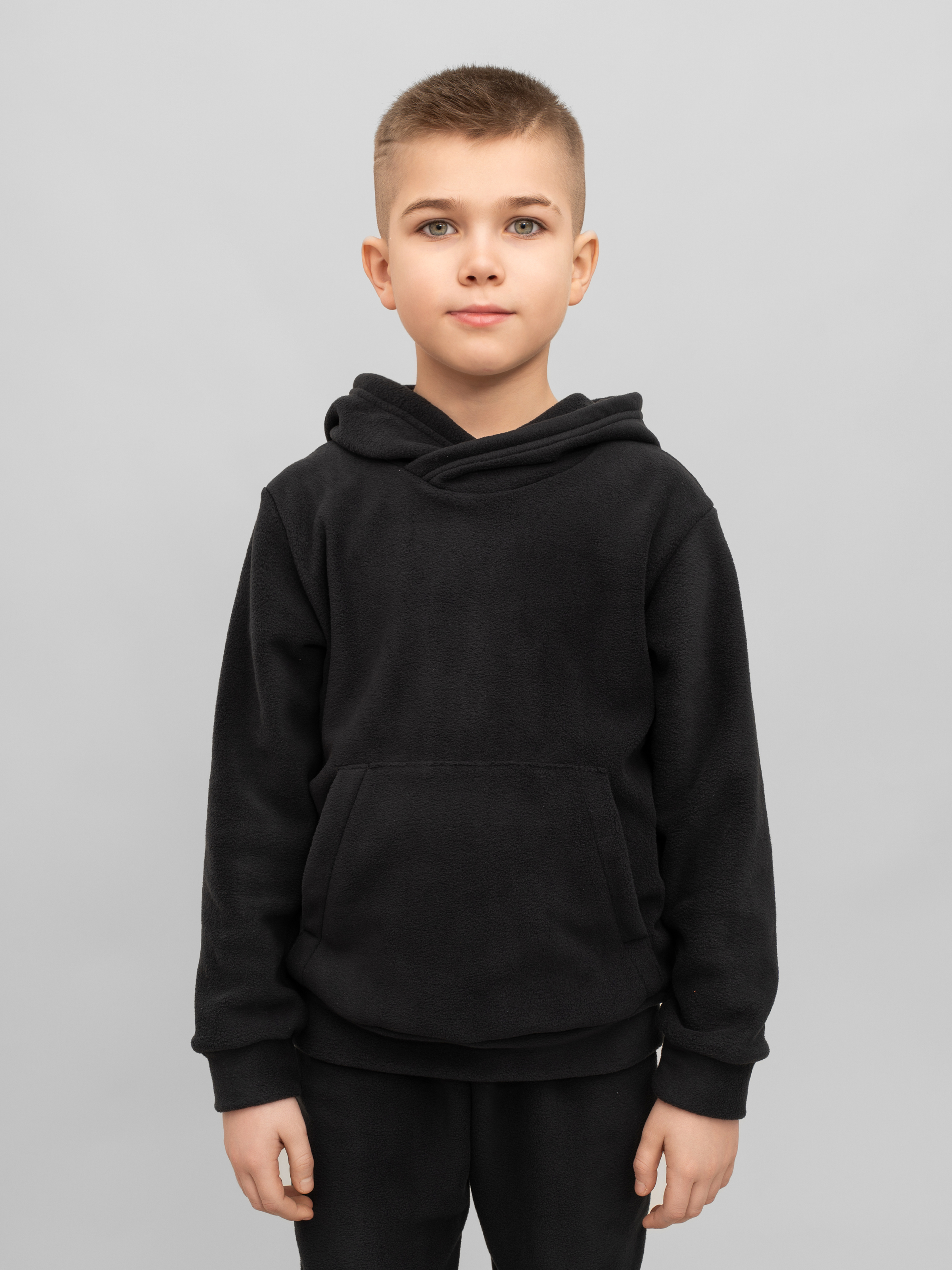 Худи и брюки Утенок 7043г(ш) черный - фото 14