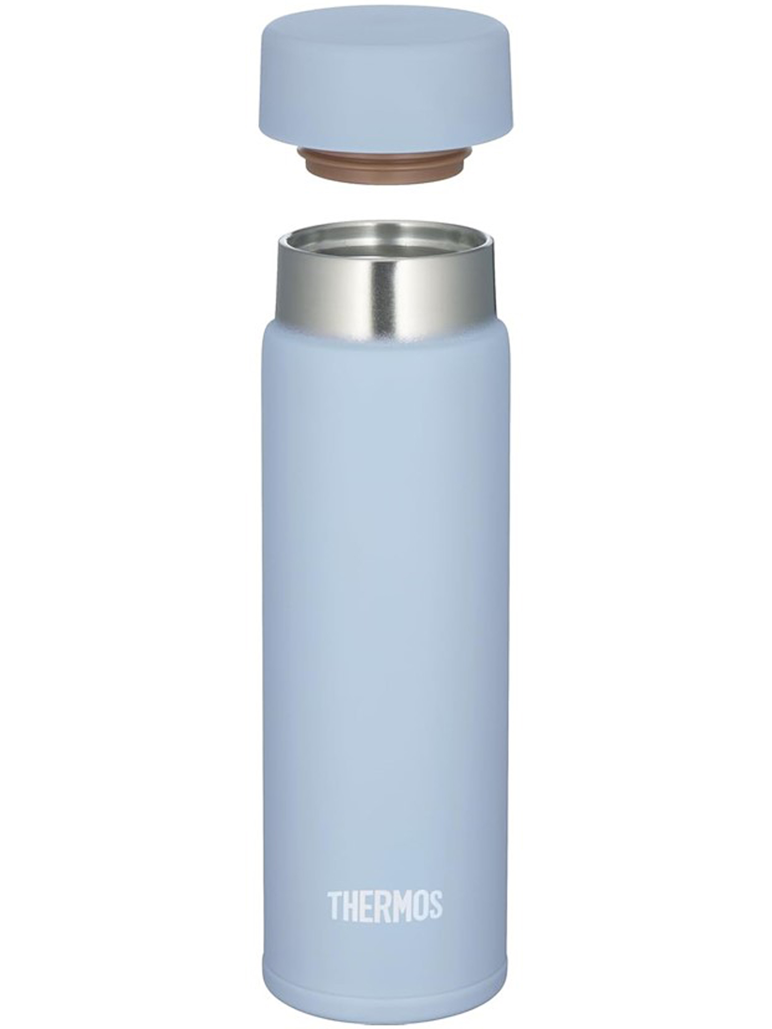 Мини-термос для кофе чая 150 мл THERMOS JOJ-151 голубой лёд – нержавеющая сталь герметичный тепло/холод 6/8 часов - фото 7