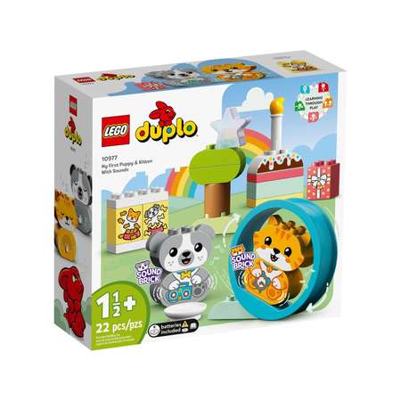 Конструктор LEGO DUPLO My First Puppy and Kitten блочный