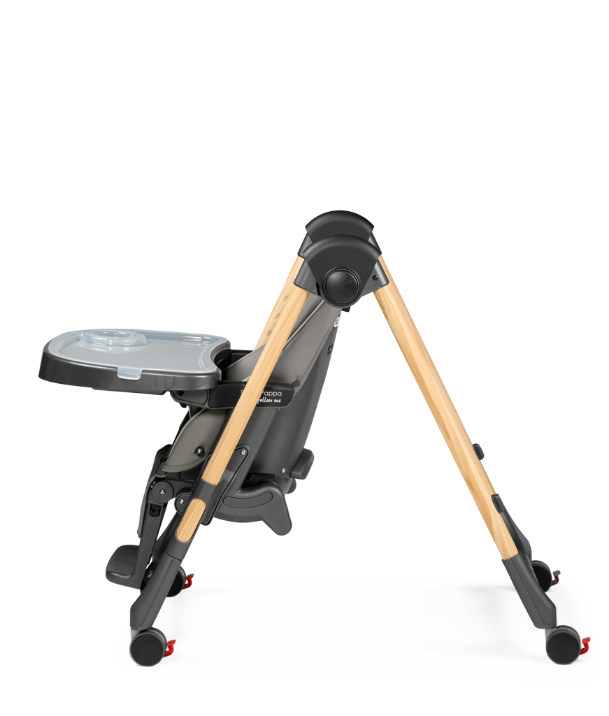 Стульчик для кормления Peg-Perego Prima Pappa Follow Me серый - фото 6