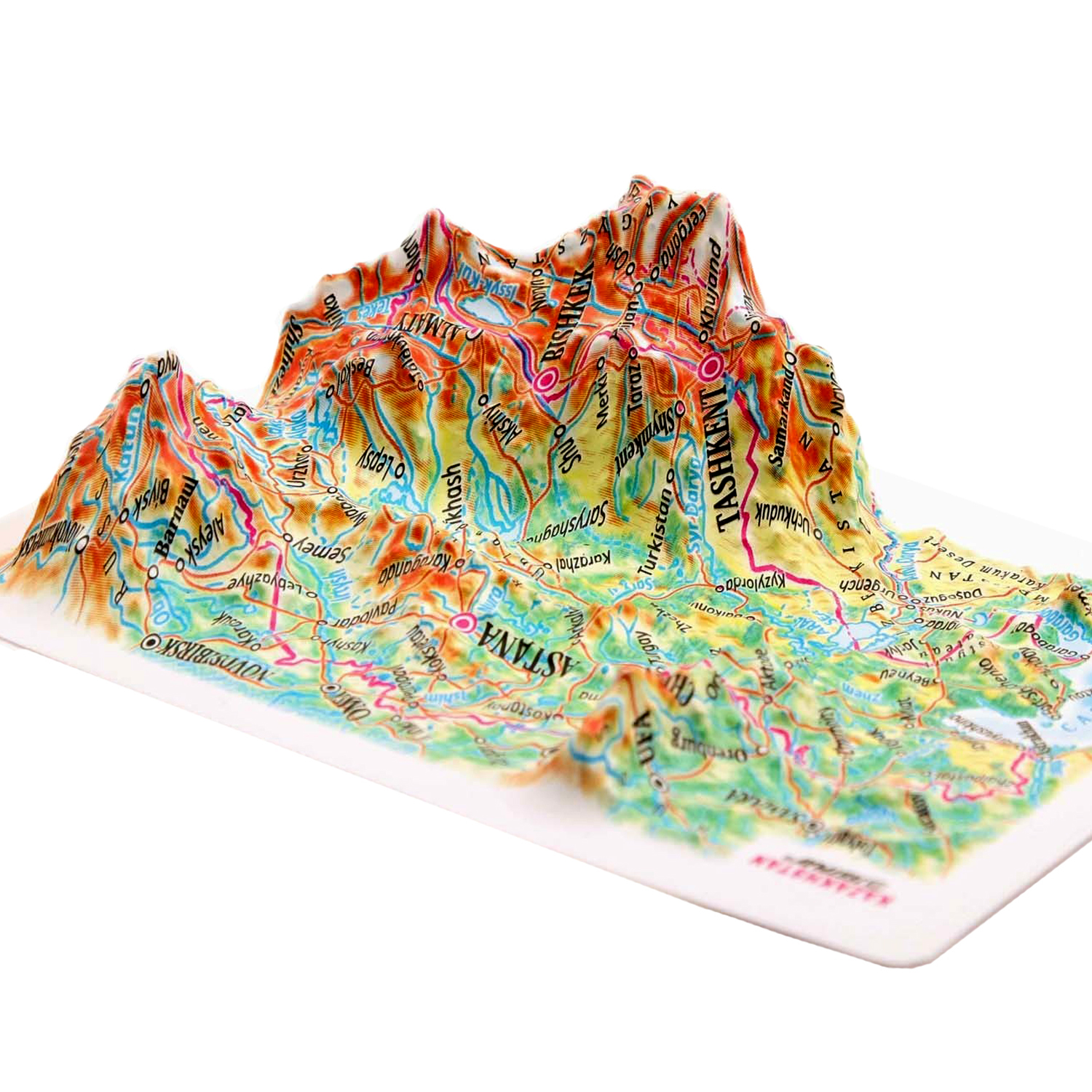 3D карта Testplay Казахстан Mini магнит - фото 3