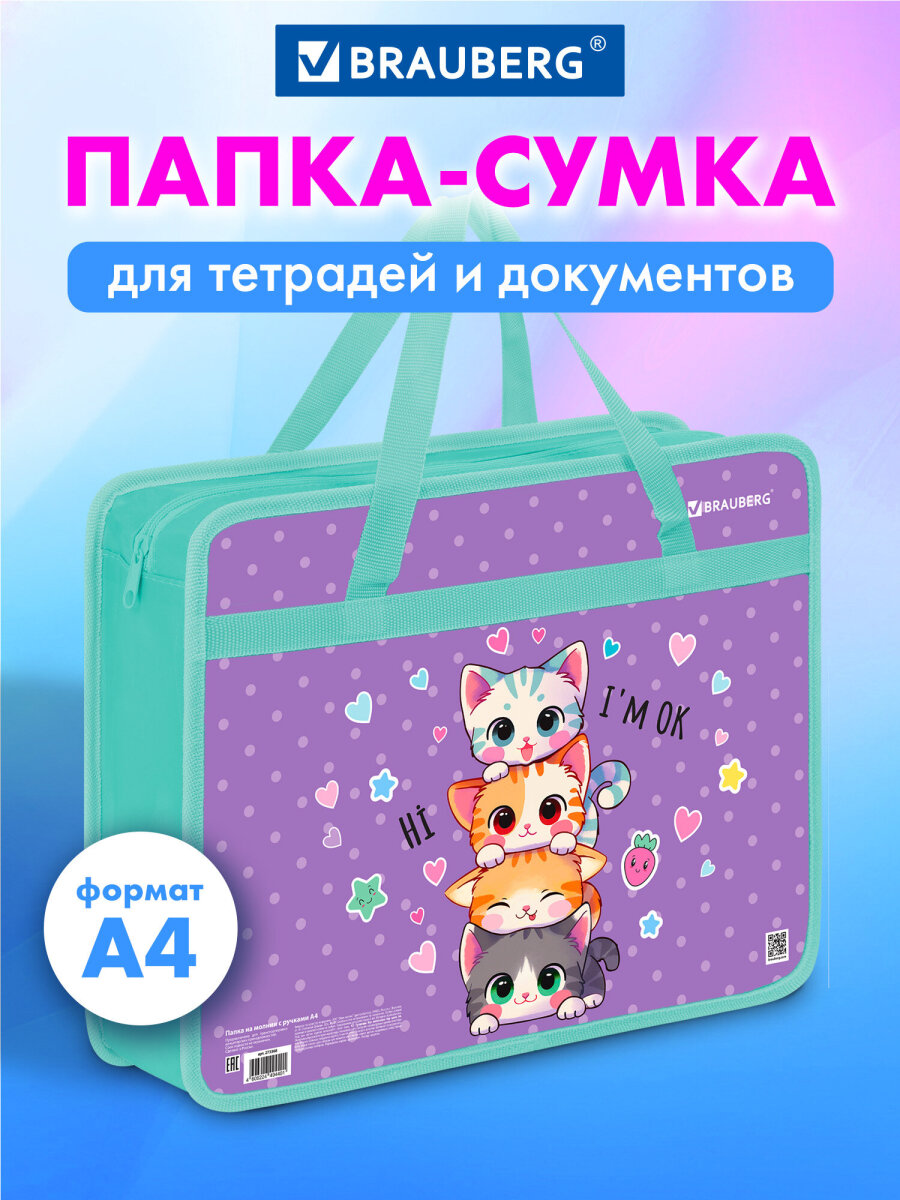 Папка для труда Brauberg А4 - фото 1