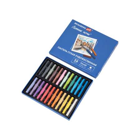 Пастель сухая Brauberg 24 шт.